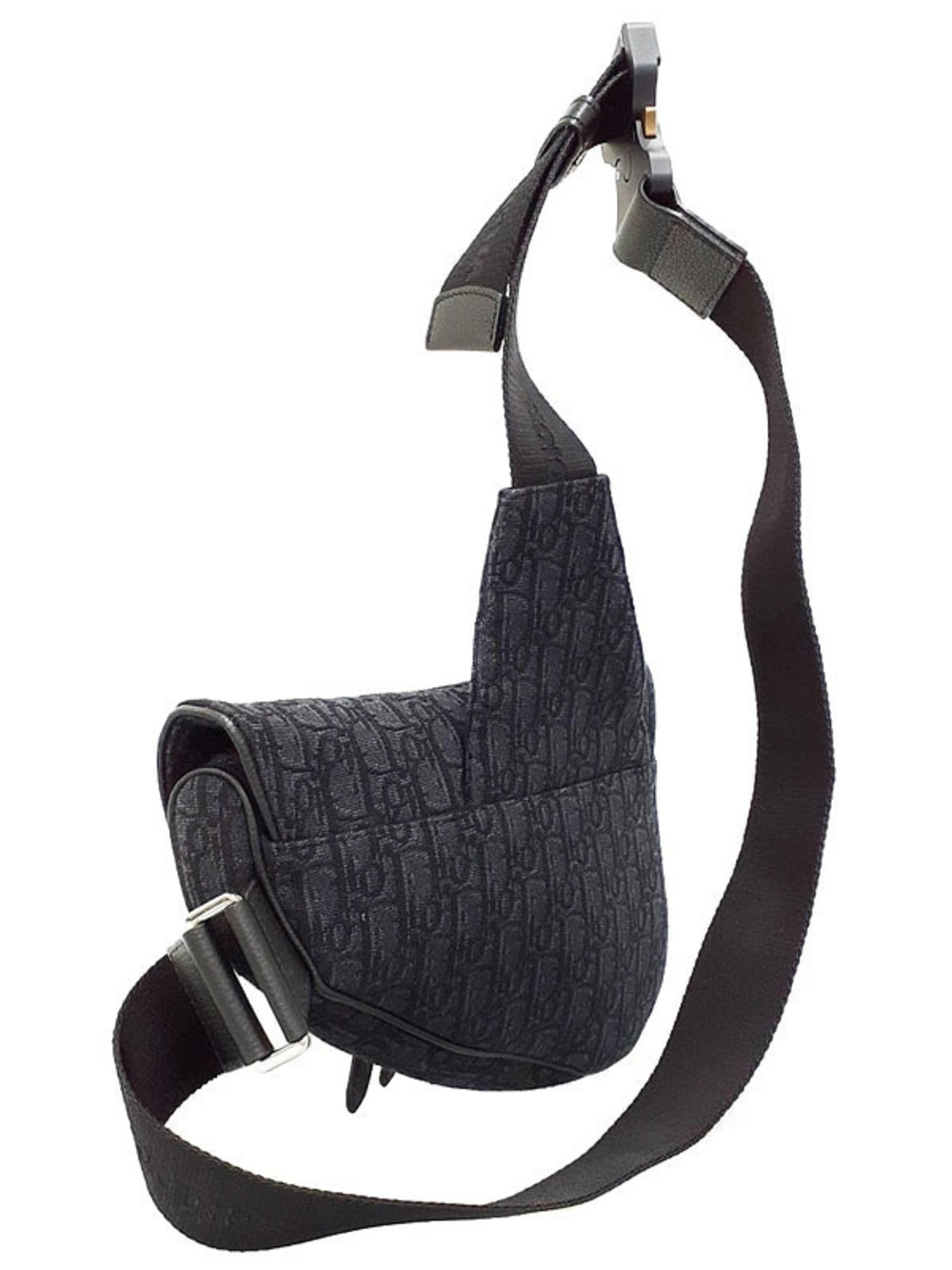 Dior Saddle Body Oblique Christian Bag Blue